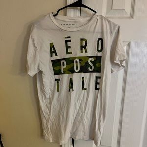 Aeropostale Mens Beige Camo T-Shirt Casual Summer Small